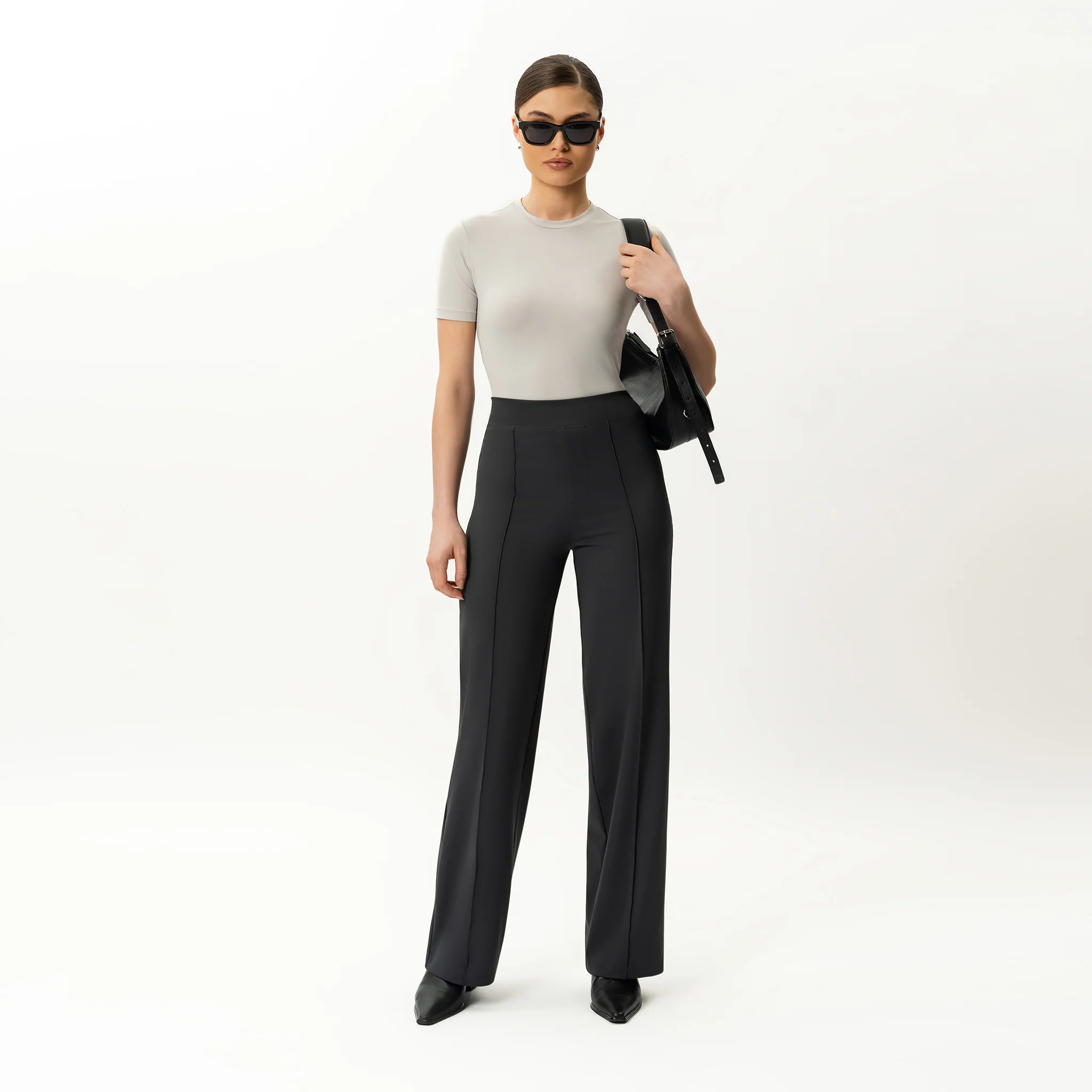Asana Relaxed Front Crease Trouser - Image 2