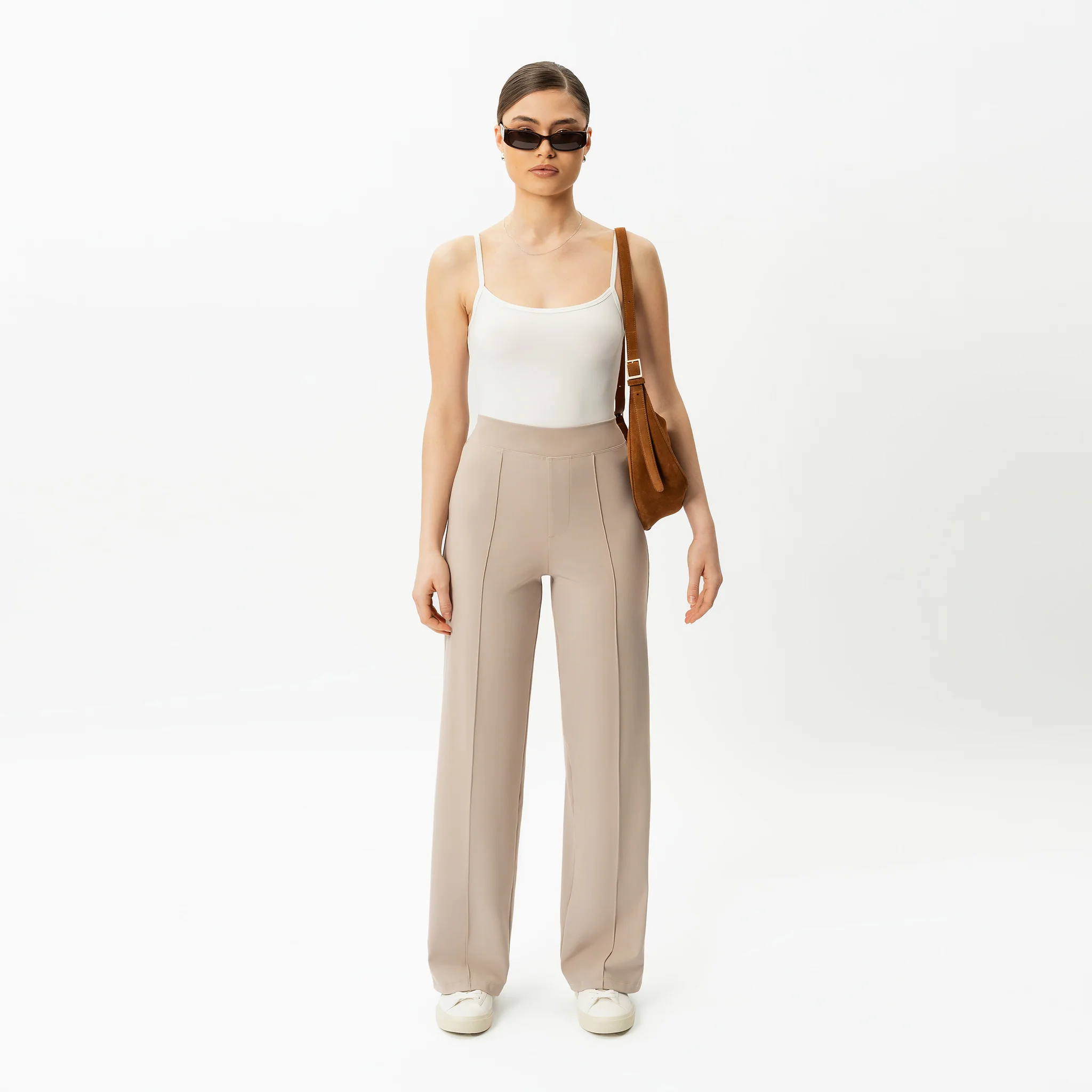 Asana Relaxed Front Crease Trouser - Image 2