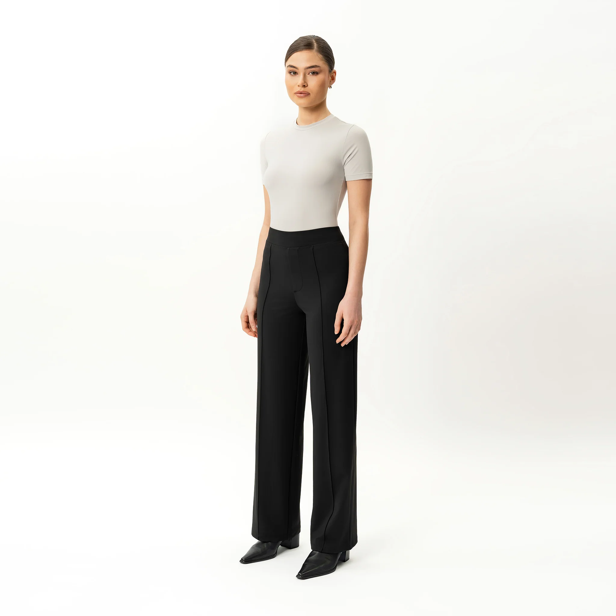 Asana Relaxed Front Crease Trouser - Image 4