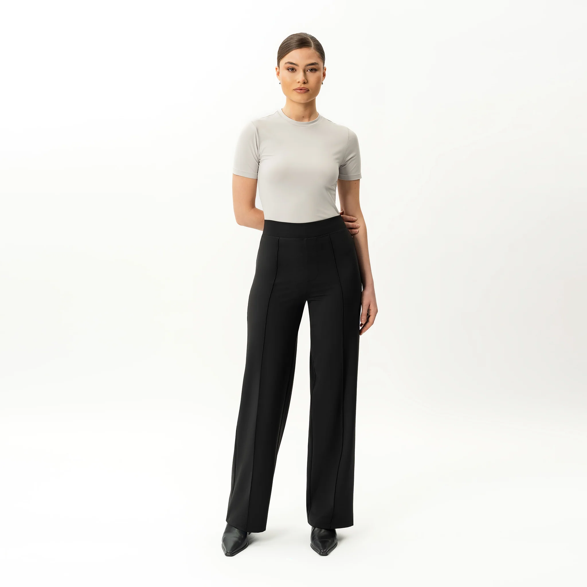 Asana Relaxed Front Crease Trouser - Image 7