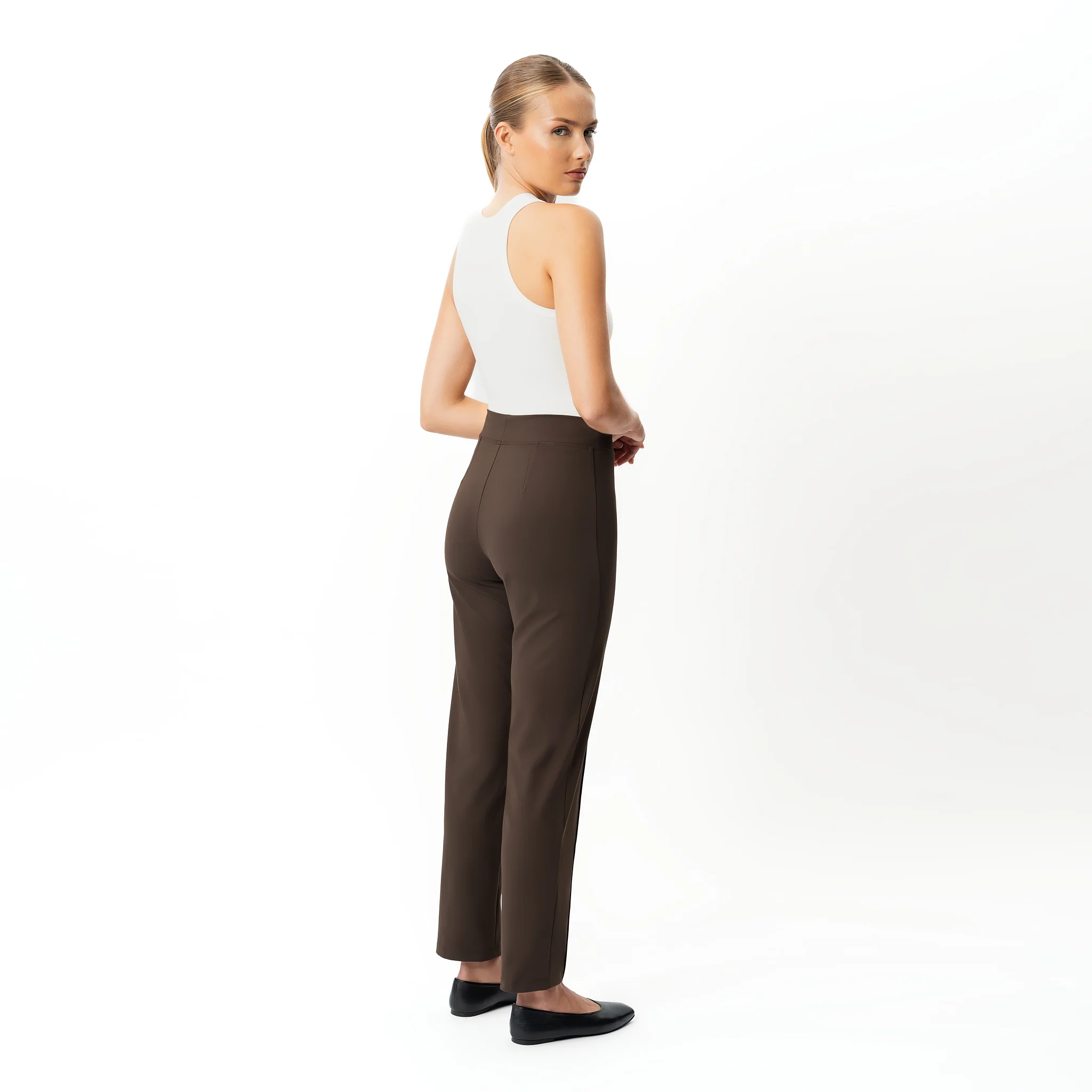 Asana Slim Front Crease Trouser - Image 2