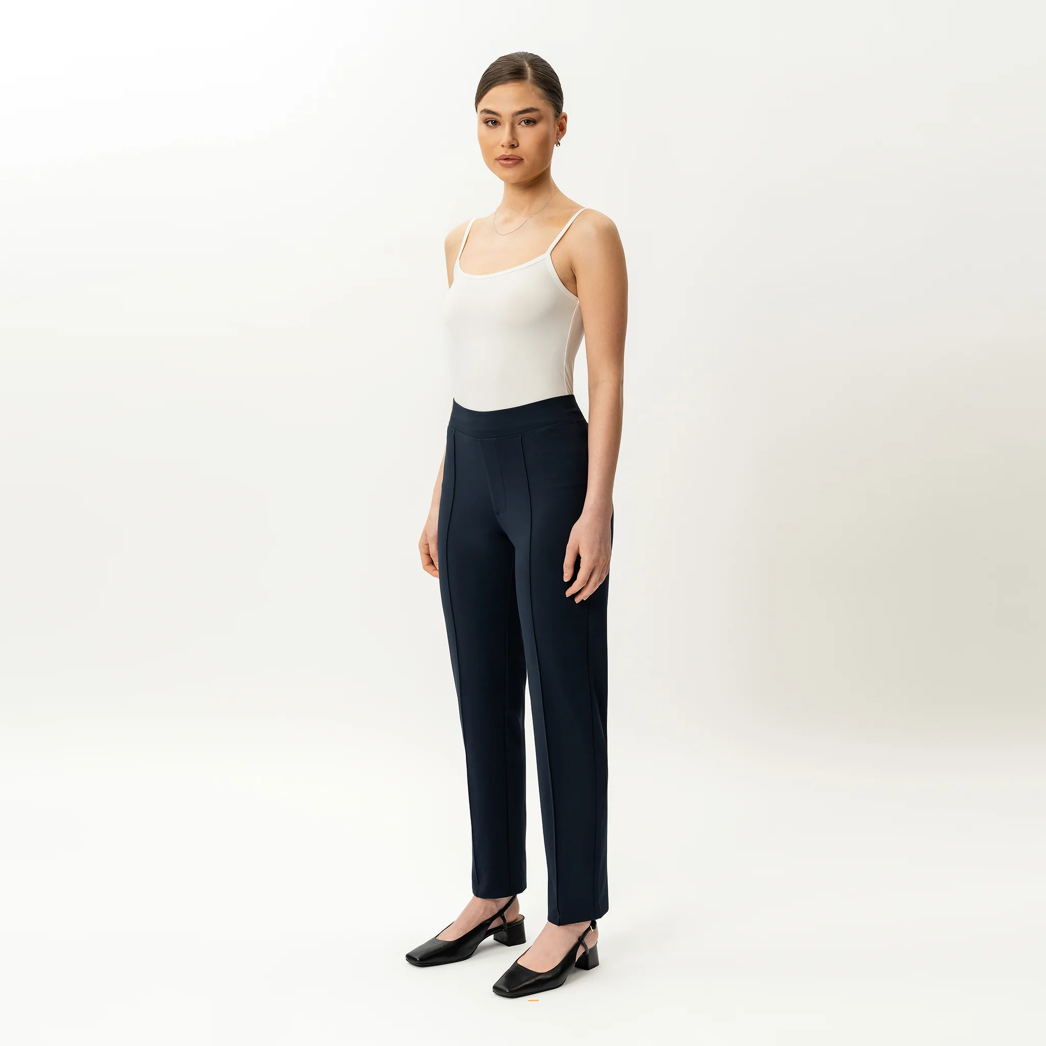 Asana Slim Front Crease Trouser - Image 2