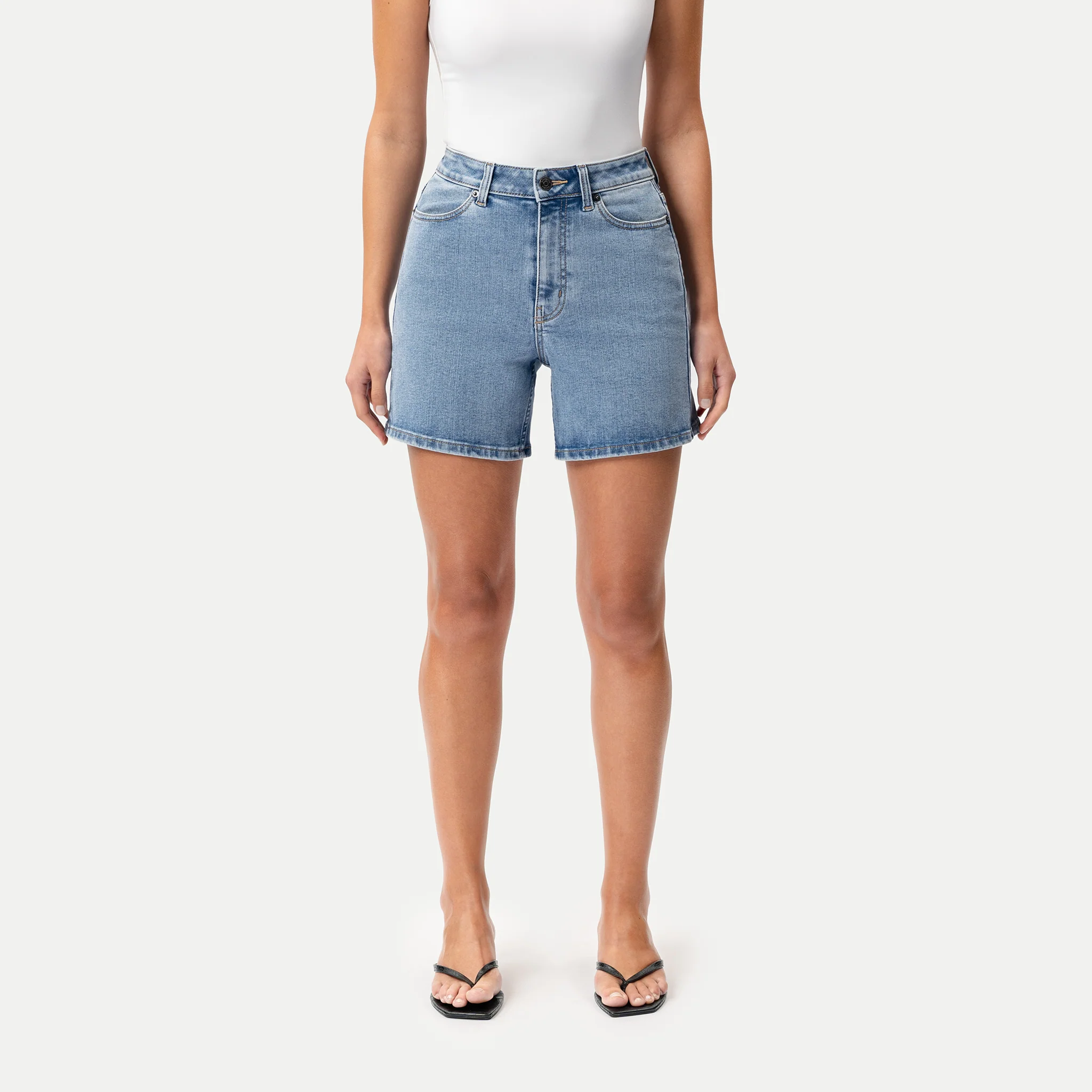 Stretchy ComfortDenim™ Shorts - Image 4
