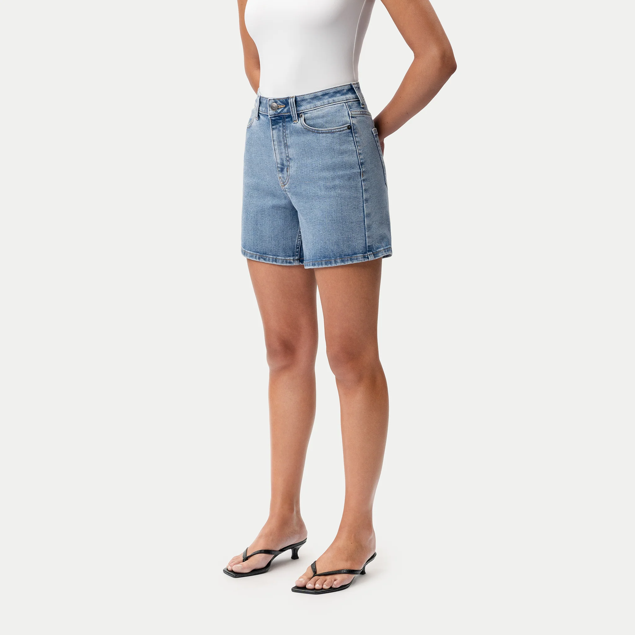 Stretchy ComfortDenim™ Shorts - Image 7
