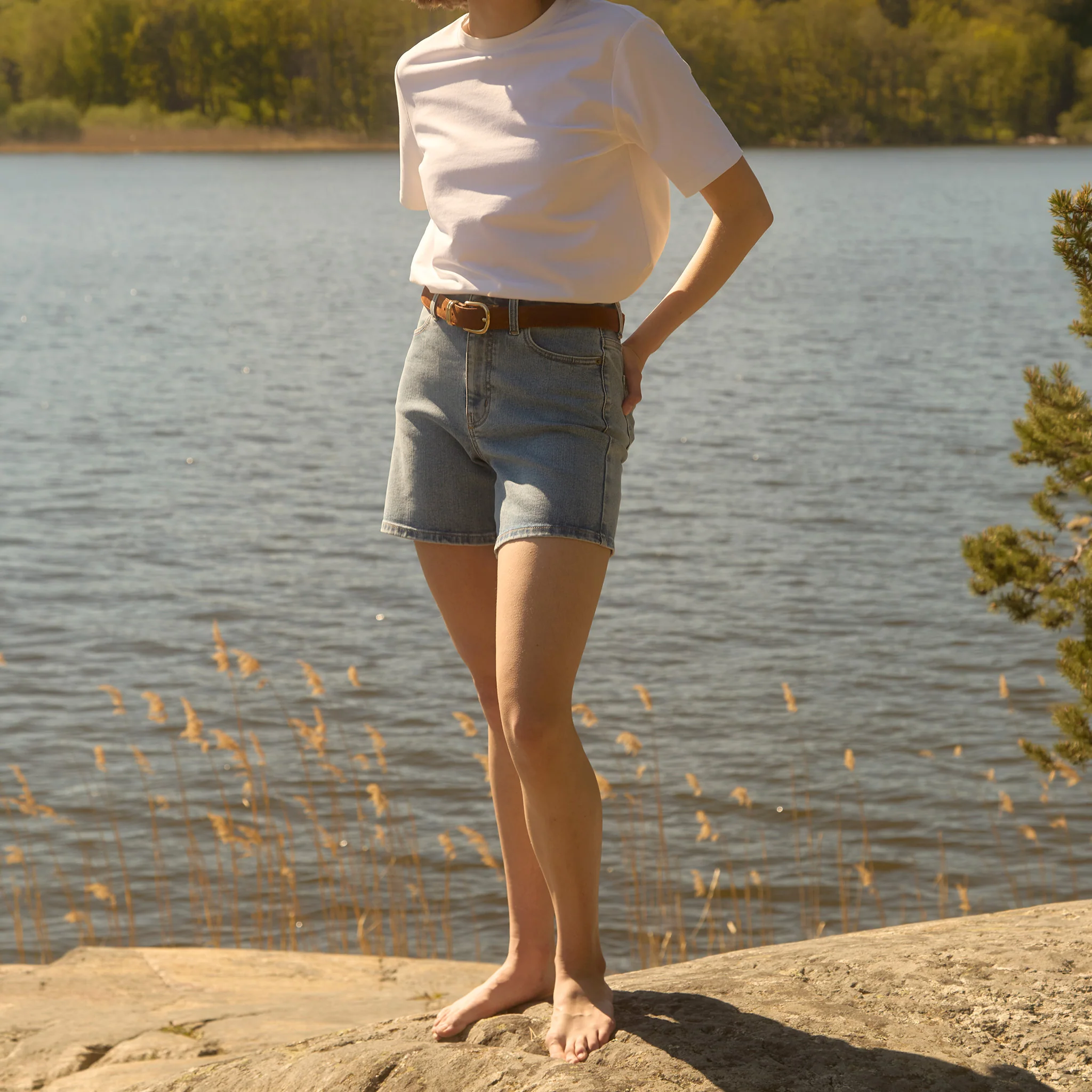 Stretchy ComfortDenim™ Shorts - Image 8