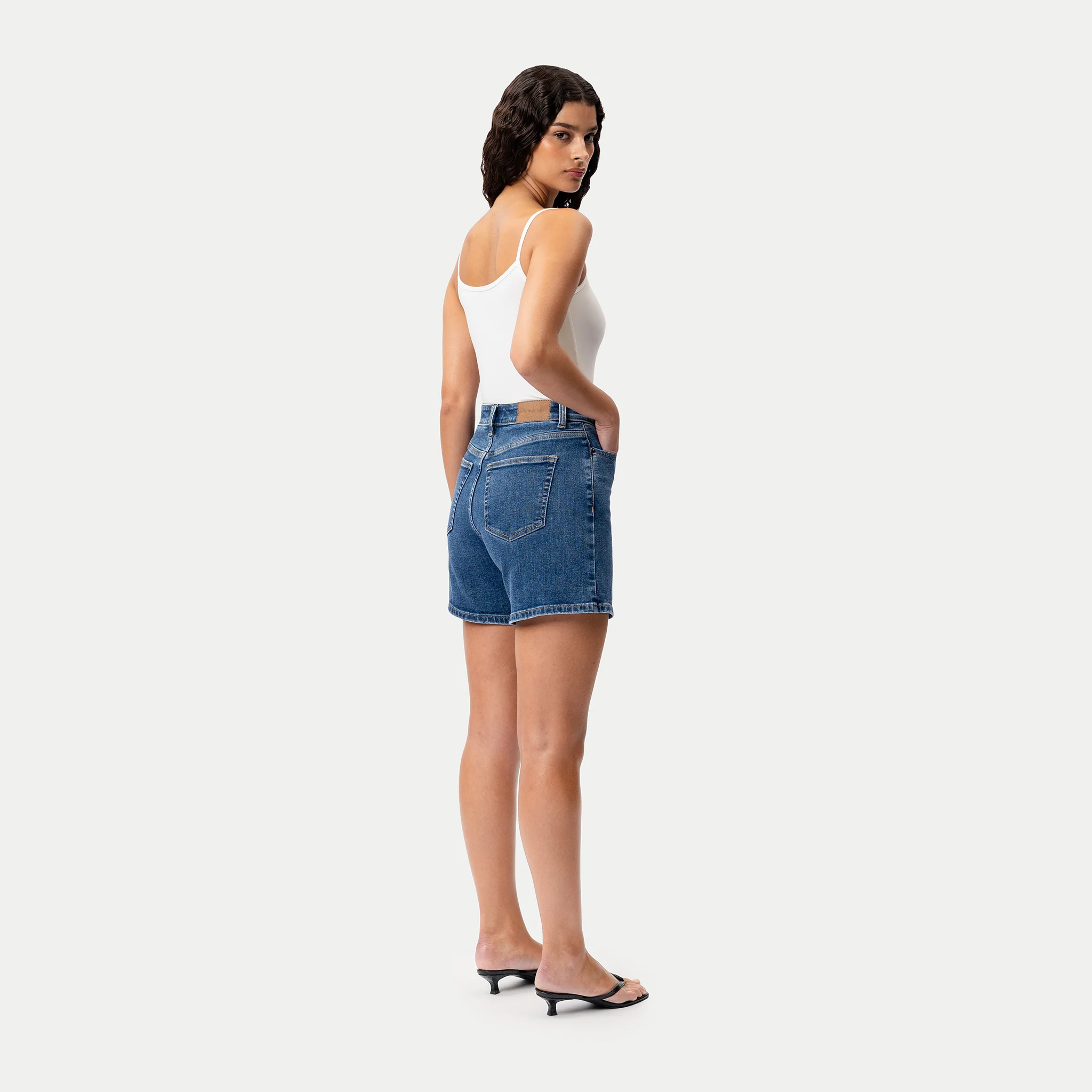 Stretchy ComfortDenim™ Shorts - Image 5